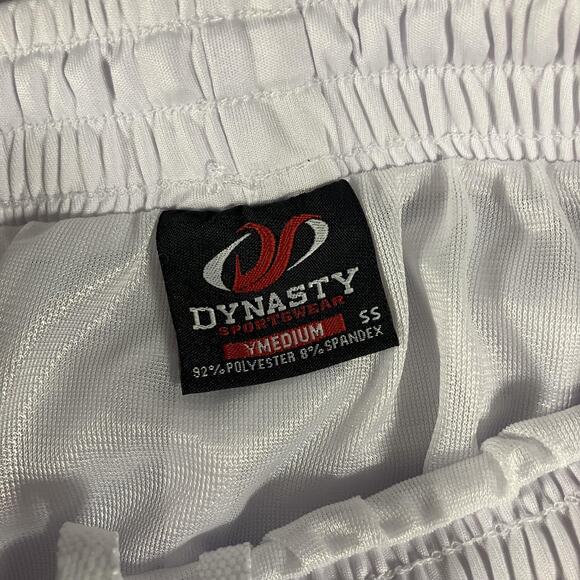 AAU Track Field Cross Country Shorts Youth Medium White Dynasty Athletic Running - Picture 5 of 10